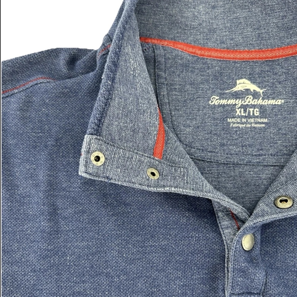 Tommy Bahama Heathered Blue Long Sleeve